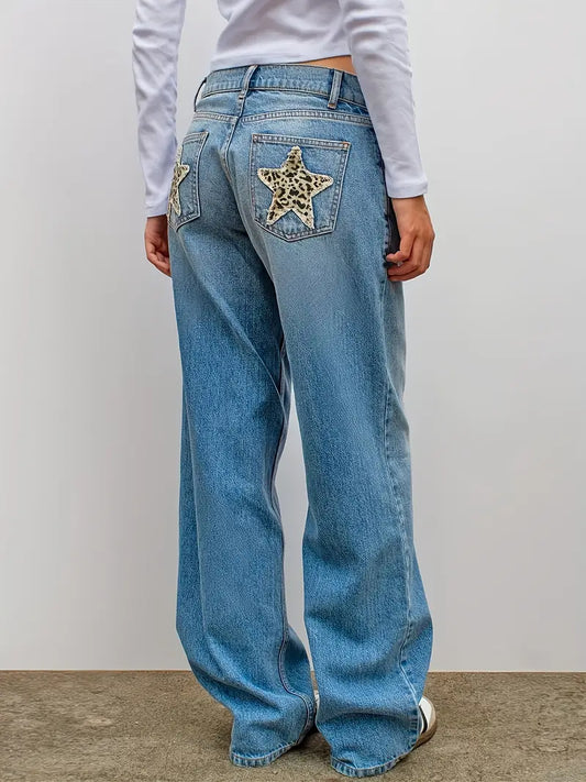 Women's Cheetah Star Jeans