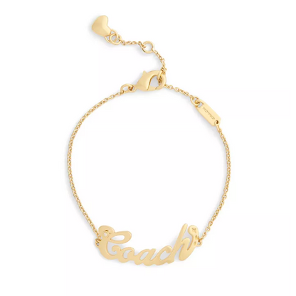 Stone Signature Name Plate Bracelet